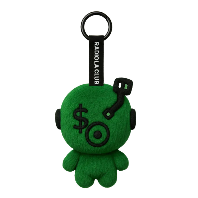 Plush Keychain — "Radiola Money Cash"