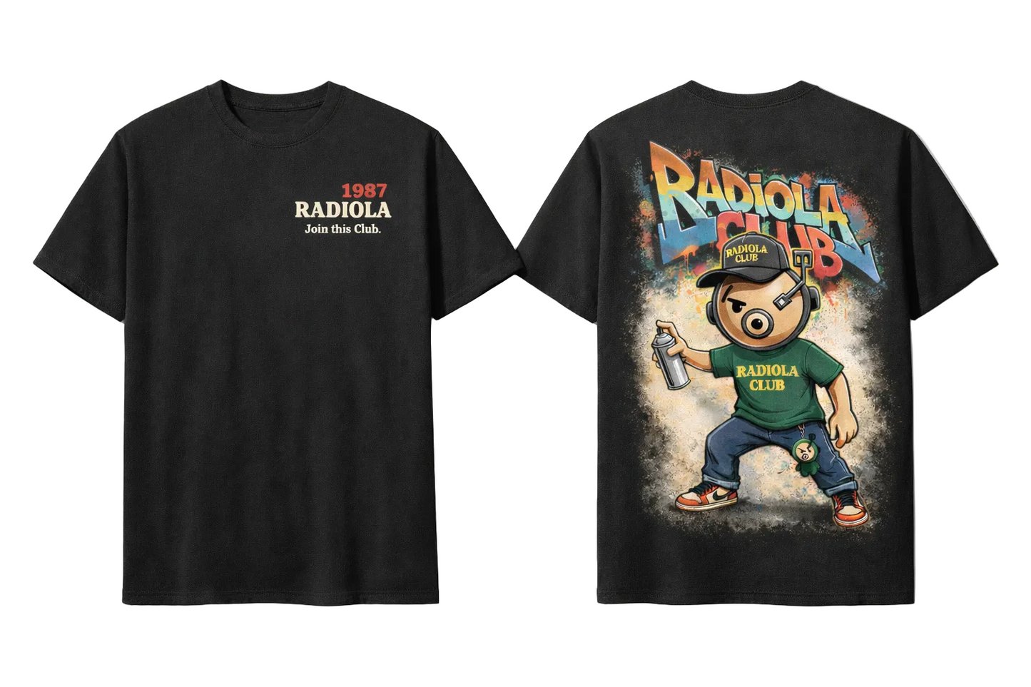 T-Shirts Radiola "Grafiti" Limited Edition - Oversize