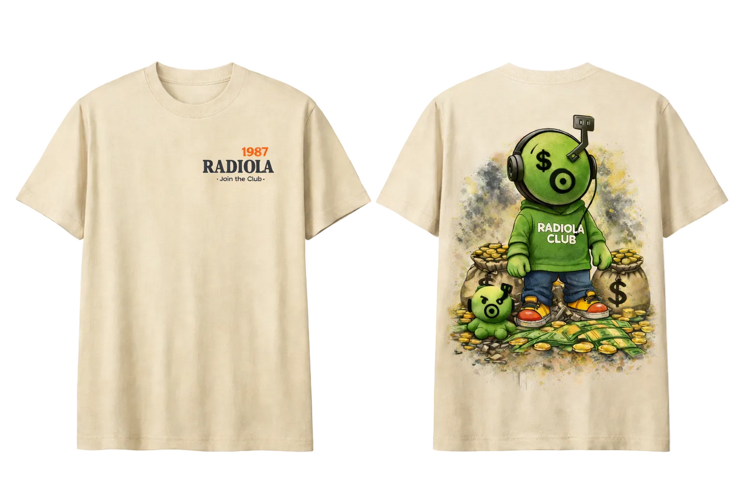 T-shirt Radiola "Money Ca$h" - Oversize