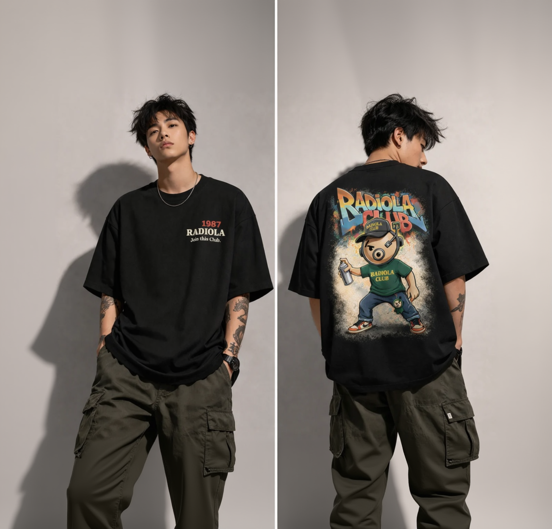 T-Shirts Radiola "Grafiti" Limited Edition - Oversize