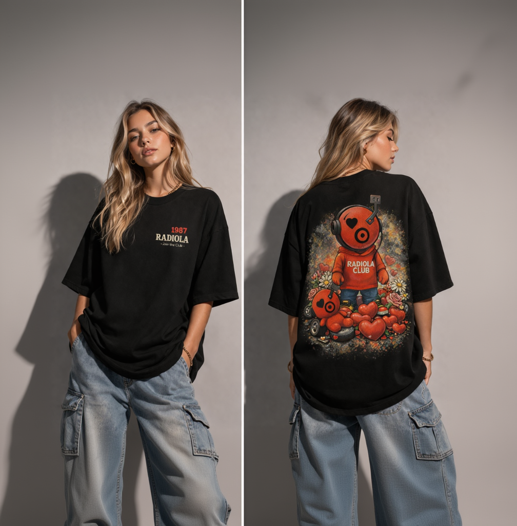 T-shirt Radiola "LoVe" - Oversize
